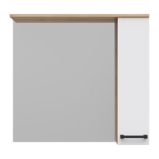 Крафт - 80 Зеркало с 1 шкаф. правый