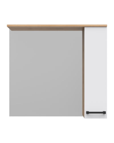 Крафт - 80 Зеркало с 1 шкаф. правый