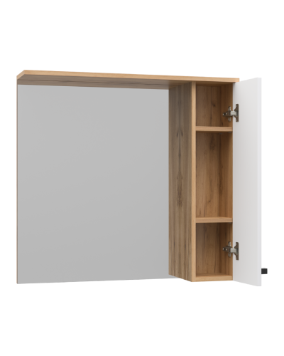 Крафт - 80 Зеркало с 1 шкаф. правый