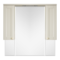 Латте -105 зеркало-шкаф бежевая эмаль