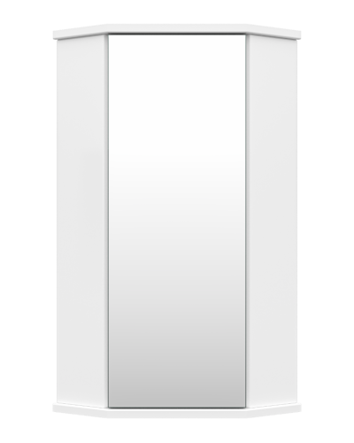 Лилия - 34 шкаф ЗЕРКАЛЬНЫЙ подвесной (угловой) БФ