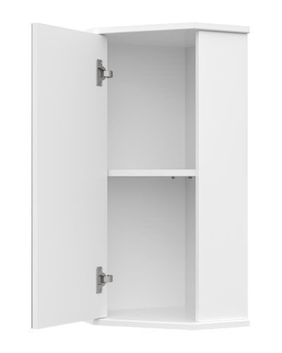 Лилия - 34 шкаф ЗЕРКАЛЬНЫЙ подвесной (угловой) БФ