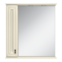 Лувр - 65 Зеркало со шкафчиком, лев., слоновая кость