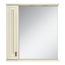 Лувр - 65 Зеркало со шкафчиком, лев., слоновая кость