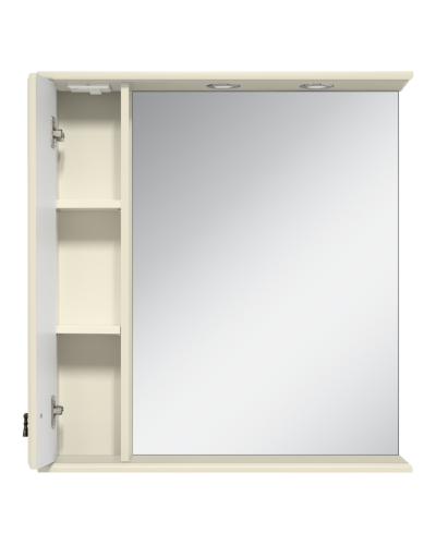 Лувр - 65 Зеркало со шкафчиком, лев., слоновая кость