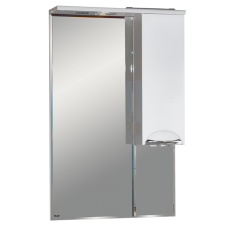 Орхидея - 65 Зеркало - шкаф прав. (свет)  белая эмаль