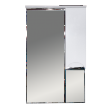 Орхидея - 65 Зеркало - шкаф прав. (свет)  белая эмаль