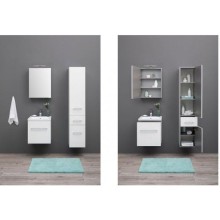 Зеркальный шкаф Aquanet Порто 50 00195726 Белый