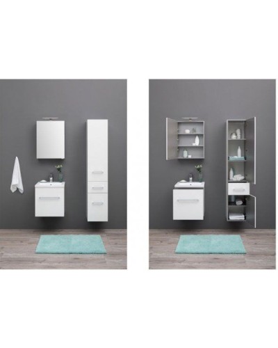 Зеркальный шкаф Aquanet Порто 50 00195726 Белый