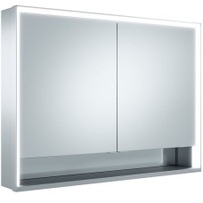 Зеркальный шкаф Keuco Royal Lumos 100 14304 171301 с подсветкой Серебрянный