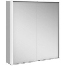 Зеркальный шкаф Keuco Royal Match 65 12801 171301 с подсветкой Серебряный