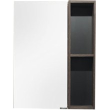 Зеркало со шкафом Comforty Франкфурт 60 00004150528 Дуб шоколадно-коричневый