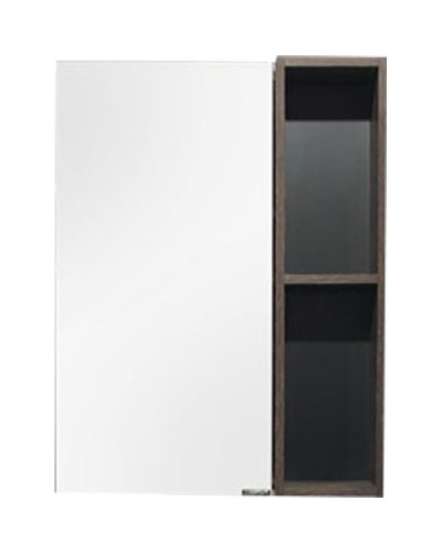 Зеркало со шкафом Comforty Франкфурт 60 00004150528 Дуб шоколадно-коричневый