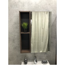 Зеркало со шкафом Comforty Франкфурт 60 00004150528 Дуб шоколадно-коричневый