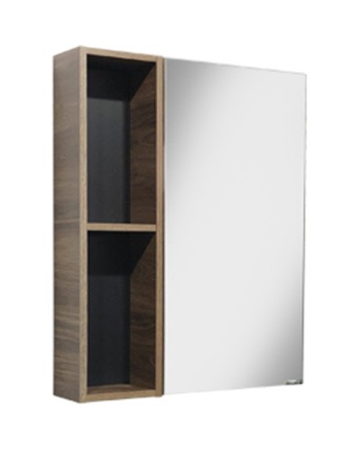 Зеркальный шкаф Comforty Штутгарт 60 00004151036 Дуб темно-коричневый