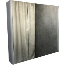 Зеркальный шкаф Comforty Сорренто 90 00-00001968 Светло серый