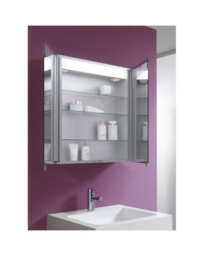 Зеркальный шкаф с люминесцентной подсветкой 66,5х70 см KEUCO Royal T1 12602171301