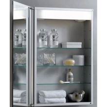 Зеркальный шкаф левосторонний с люминесцентной подсветкой 50,5х70 см KEUCO Royal T1 12601171201