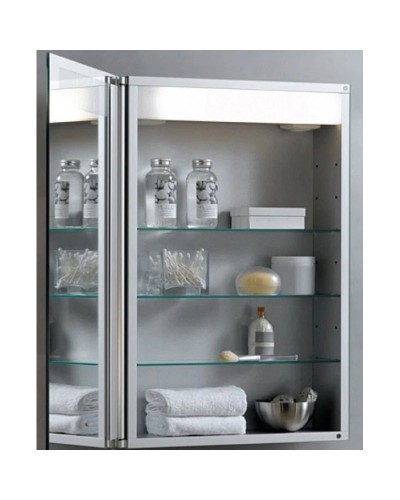 Зеркальный шкаф левосторонний с люминесцентной подсветкой 50,5х70 см KEUCO Royal T1 12601171201