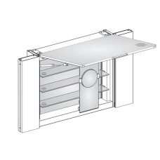 Зеркальный шкаф с люминесцентной подсветкой 135,2х63,5 см KEUCO Edition 11 21101171201