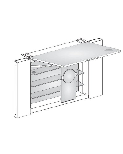 Зеркальный шкаф с люминесцентной подсветкой 135,2х63,5 см KEUCO Edition 11 21101171201