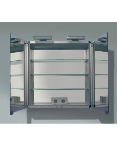 Зеркальный шкаф с галогеновой подсветкой 70х76 см Keuco Elegance