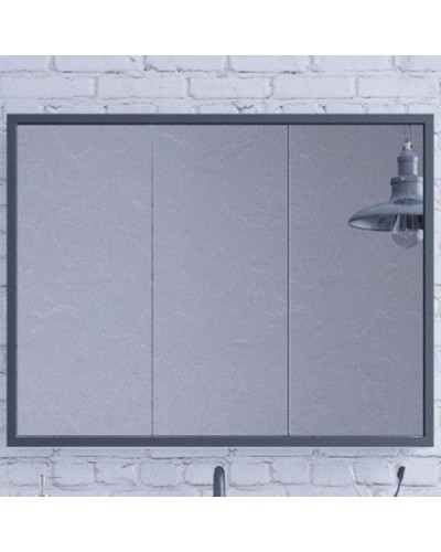 Зеркальный шкаф Corozo Айрон 90 SD-00000409 Белый