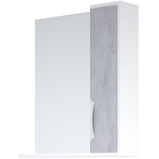 Зеркало со шкафом Corozo Чикаго 65 SD-00000302 Бетон Белый