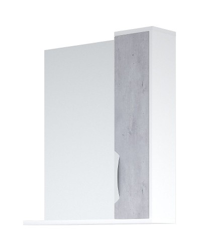 Зеркало со шкафом Corozo Чикаго 65 SD-00000302 Бетон Белый