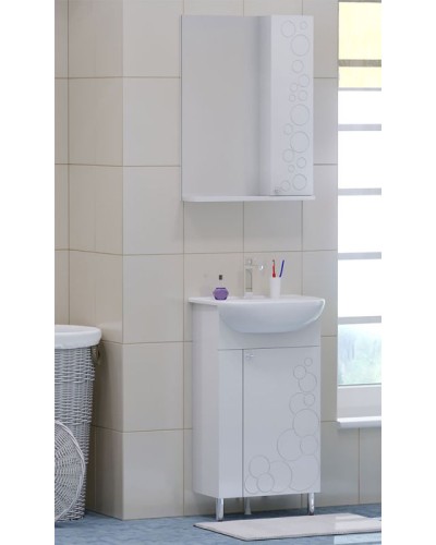 Зеркало со шкафом Corozo Орфей 50 SD-00000299 Белое