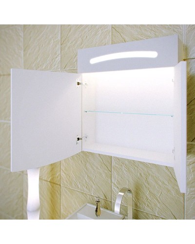 Зеркальный шкаф 60х68 см с подсветкой Aqwella 5 Stars Tempo Tmp.04.06