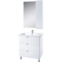 Зеркало со шкафом Bellezza Пегас 60 R 4610409001018 Белое