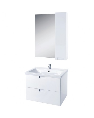 Зеркало со шкафом Bellezza Пегас 60 R 4610409001018 Белое