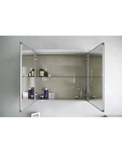 Зеркальный шкаф с  подсветкой 100х70 см BelBagno BB1000BMS/TL