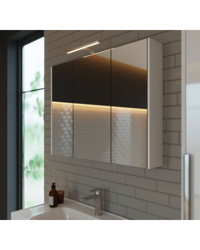 Зеркальный шкаф Dreja Prime 90 99.9306 Белый