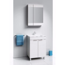 Зеркальный шкаф без подсветки сосна магия 60х80 см Aqwella Brig Br.04.06/SM