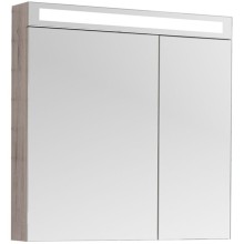 Зеркальный шкаф Dreja Max 80 77.9010D с подсветкой Дуб Кантри