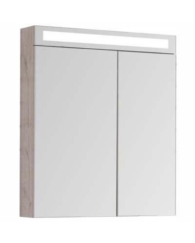 Зеркальный шкаф Dreja Max 70 77.9008D с подсветкой Дуб Кантри