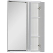 Зеркальный шкаф 60х87 см с подсветкой белый Aquanet Доминика 00171918