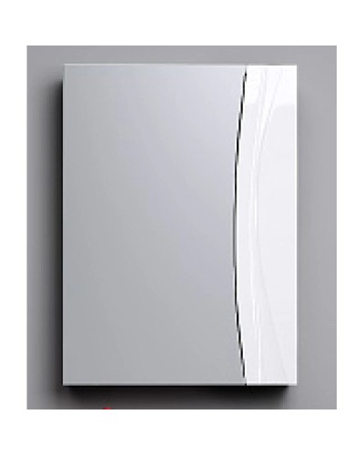 Зеркальный шкаф 50х70 см белый глянец Aqwella Samba Sam.04.05