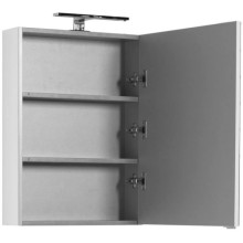 Зеркальный шкаф 50х67 см белый Aquanet Порто 00195726