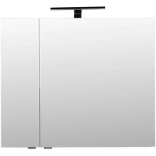 Зеркальный шкаф 80х67 см белый Aquanet Порто 00195728