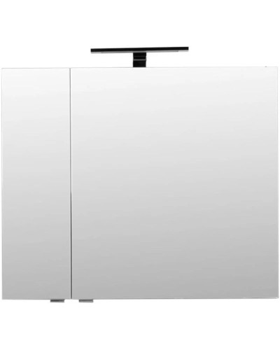 Зеркальный шкаф 80х67 см белый Aquanet Порто 00195728