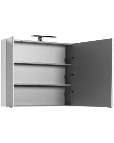 Зеркальный шкаф 80х67 см белый Aquanet Порто 00195728