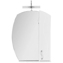 Зеркальный шкаф 61,4х80,9 см белый Aquanet Моника 00186773