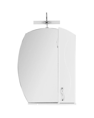 Зеркальный шкаф 61,4х80,9 см белый Aquanet Моника 00186773