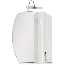 Зеркальный шкаф 61,4х80,9 см белый Aquanet Моника 00186773