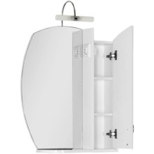 Зеркальный шкаф 61,4х80,9 см белый Aquanet Моника 00186773