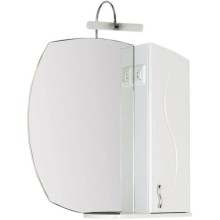 Зеркальный шкаф 75,4х82,4 см белый Aquanet Моника 00186774