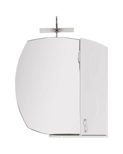 Зеркальный шкаф 75,4х82,4 см белый Aquanet Моника 00186774